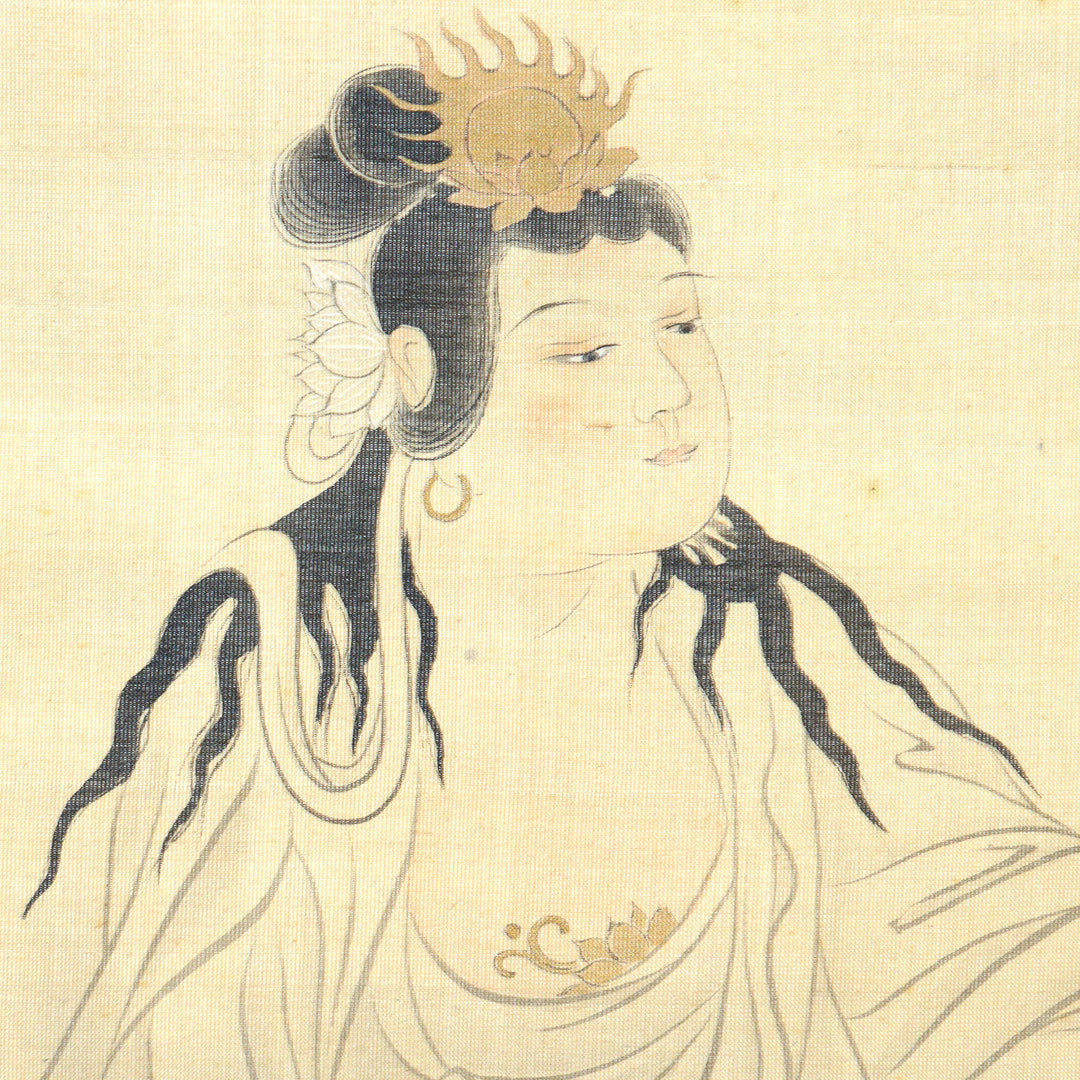 Lot013 Suzuki Kiitsu "White Robed Kannon"