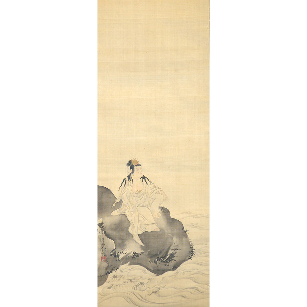 Lot013 Suzuki Kiitsu "White Robed Kannon"