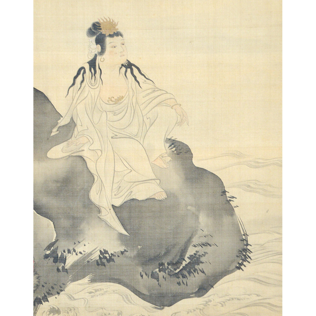 Lot013 Suzuki Kiitsu "White Robed Kannon"