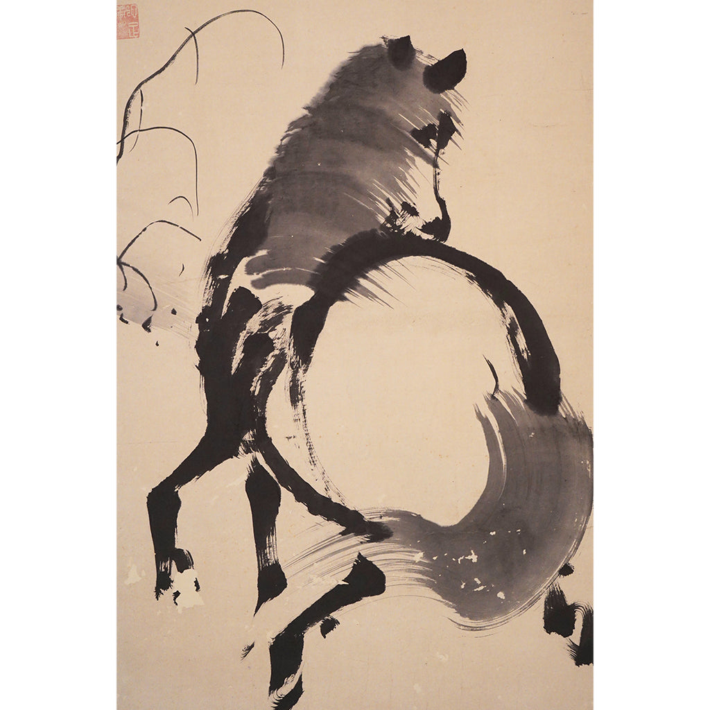 Lot009 Soga Shohaku "Horse"