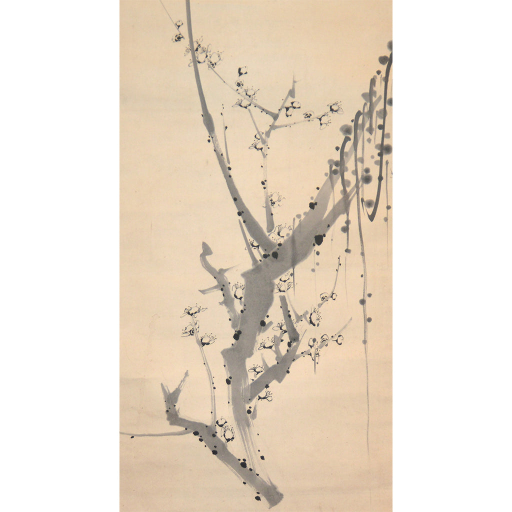 Lot002  Imei Shūkei  "White Plum Blossoms in the Moonlight”