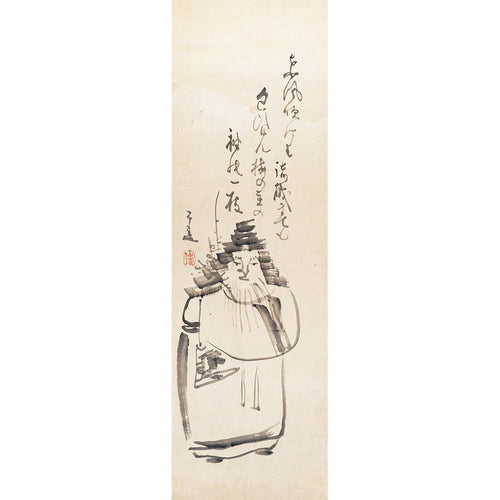 Lot017　仙厓義梵 ｢渡唐天神画賛｣