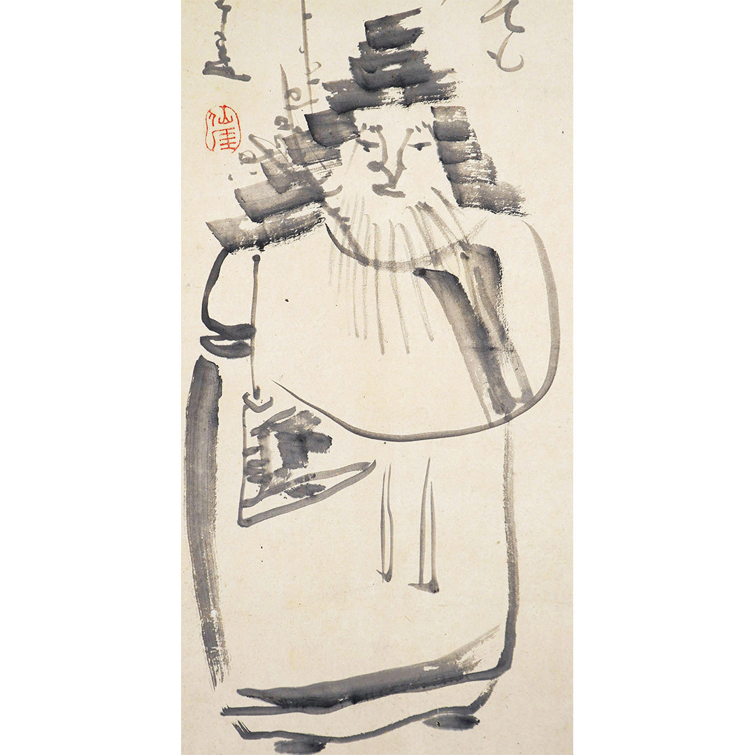 Lot017　仙厓義梵 ｢渡唐天神画賛｣